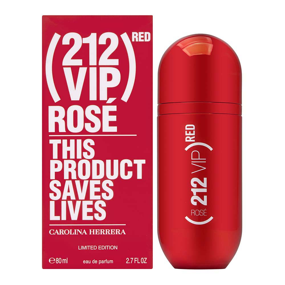 عطر کارولینا هررا 212 وی آی پی رز رد Carolina Herrera 212 VIP Rose Red